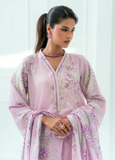 Minha By Amal Luxury Printed Lawn 3 Piece Unstitched Suit AM25MLL AM-04